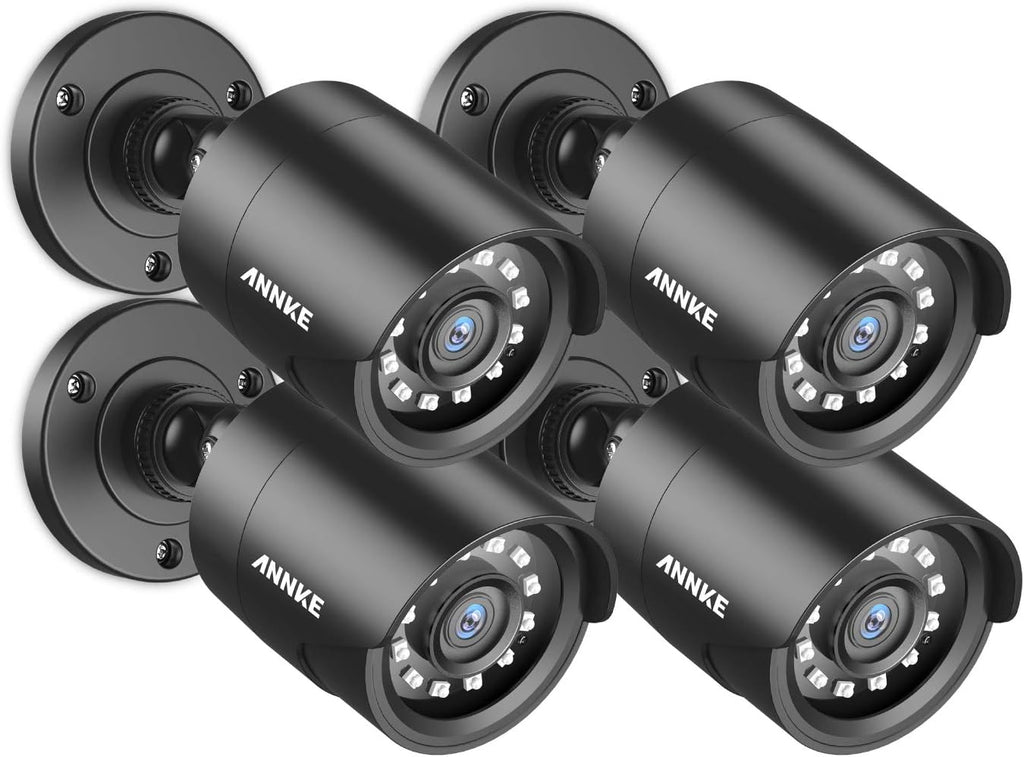 4 Pack 1080P HD TVI Outdoor Indoor Security Camera X948568