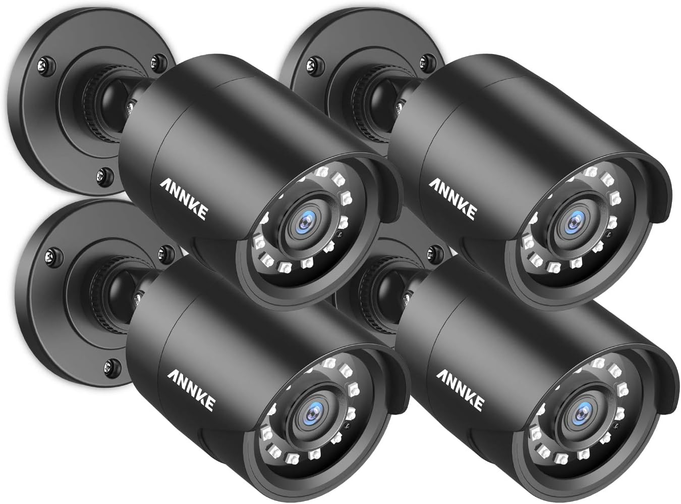 4 Pack 1080P HD TVI Outdoor Indoor Security Camera X948568