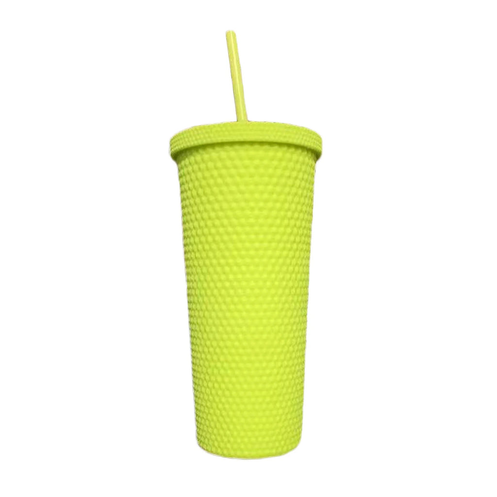 Portable Water Bottle with Straw Cup J689