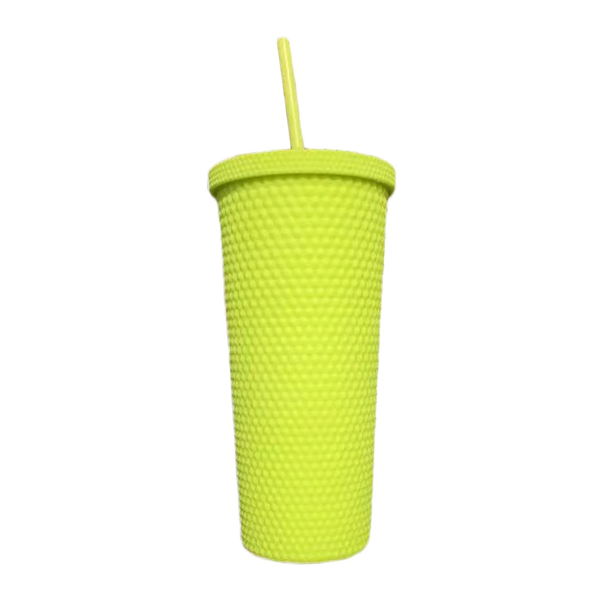 Portable Water Bottle with Straw Cup J689