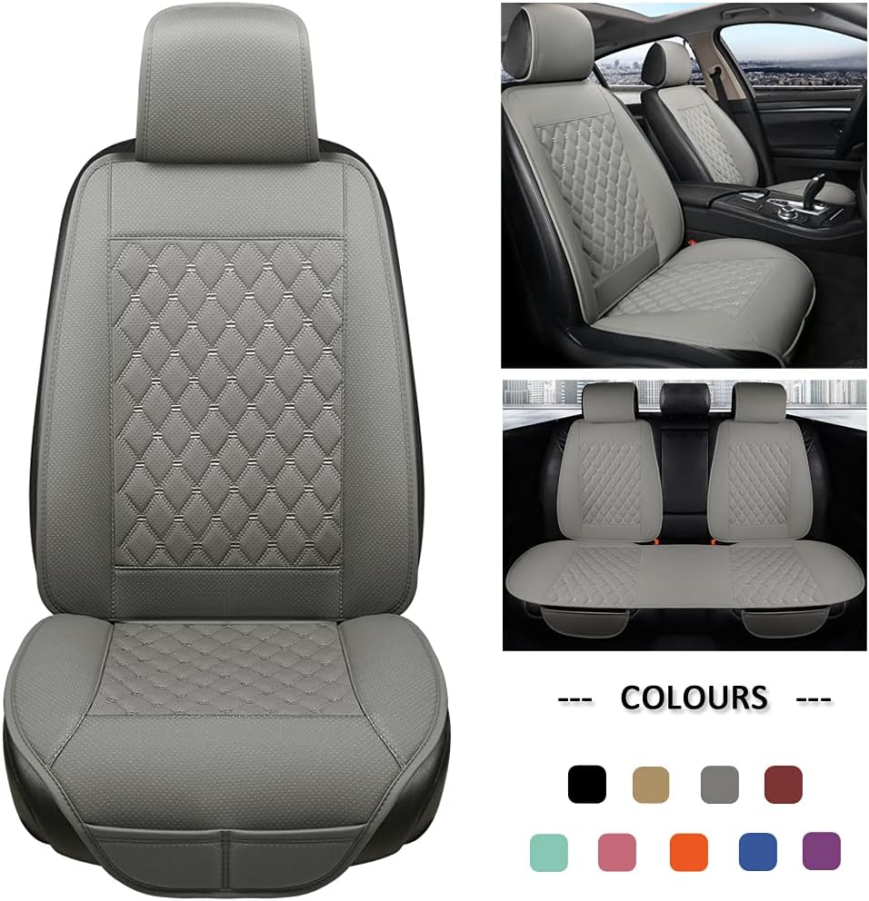 Blue Diamond Pattern Car Seat Covers J322