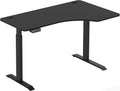 Oak L-Shaped Electric Standing Desk T3855