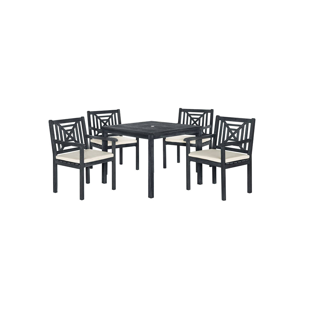 5 Piece Dark Slate Gray Dining Set S52635