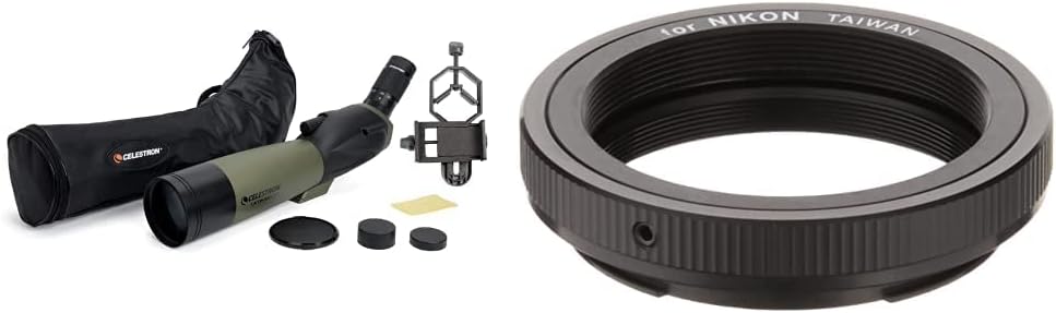 80mm Angled Spotting Scope with Zoom Eyepiece V6872