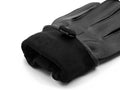 Black Extra Large Deerskin Glove with Button Strap G3149