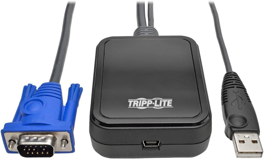 KVM Console to USB 2.0 Laptop Crash Cart Adapter with Video Capture N87598