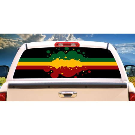 Rear Window Vinyl Truck Decal K676