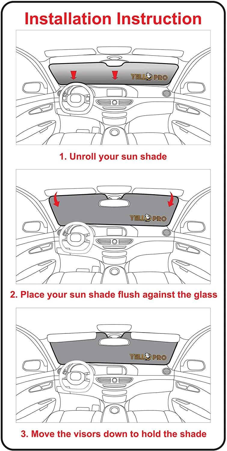 Windshield Sunshade for Dodge RAM ProMaster City F397682