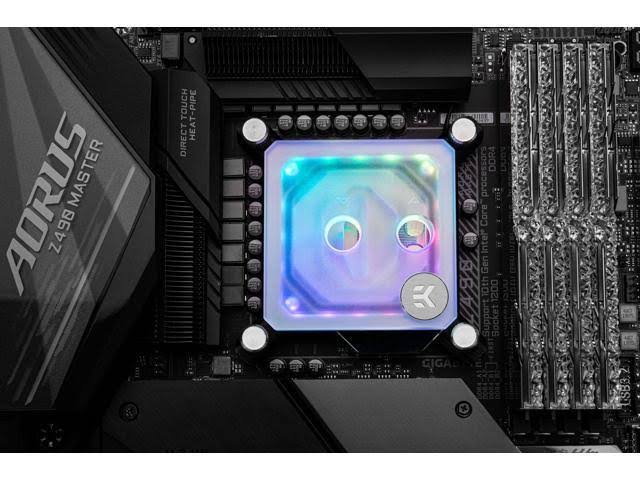 Nickel + Frosted Acryl Water Block M919