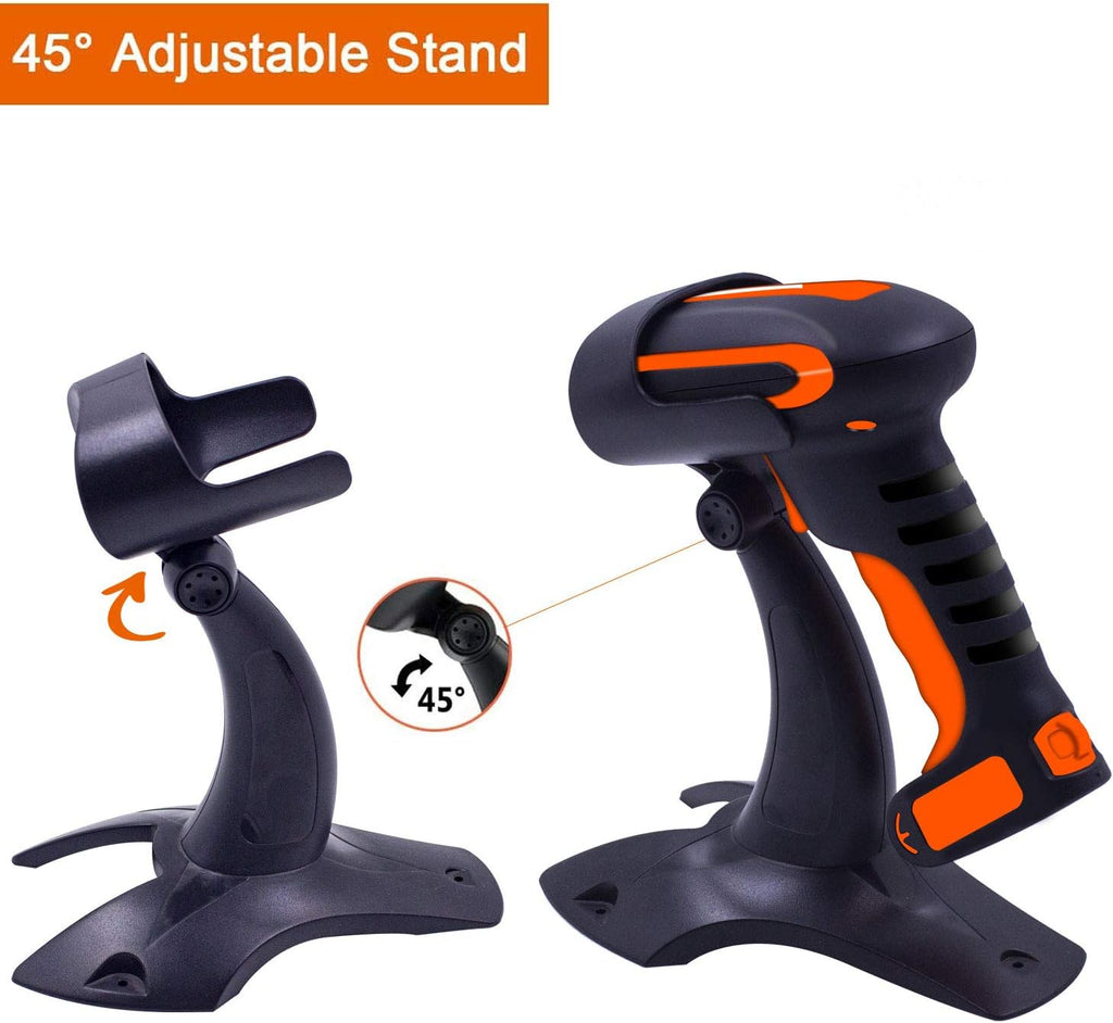 2D Bluetooth Barcode Scanner with Stand, Pack of 2 N3932