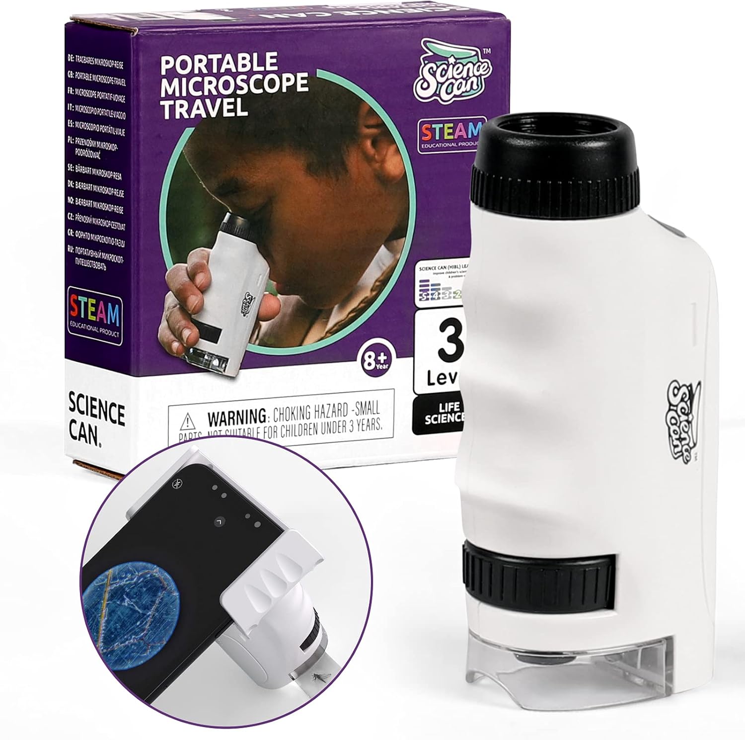 Microscope Science Kit for Kids, Pack of 2 D74508