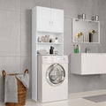White Chipboard Washing Machine Cabinet W13113