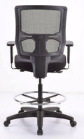 Black Mesh Fabric Extended Height Stool X2021