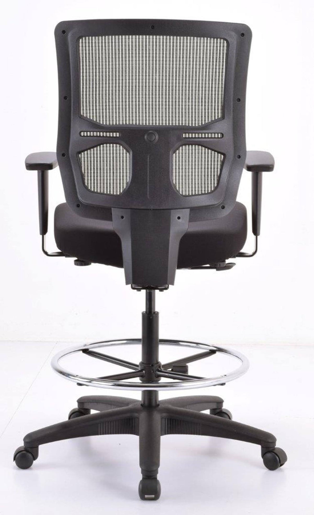 Black Mesh Fabric Extended Height Stool X2021
