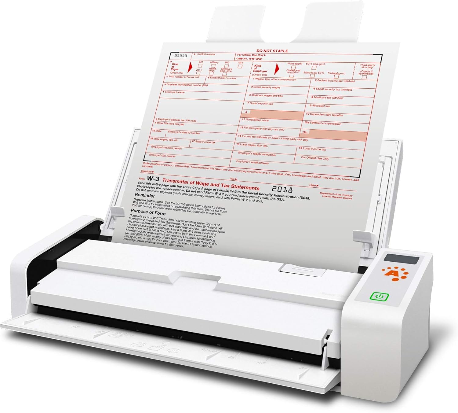 Hybrid Duplex Document Scanner for Windows PC T102555