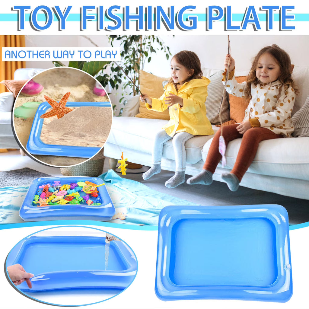 Inflatable Sand Table Toy Sand Fishing Tray T555
