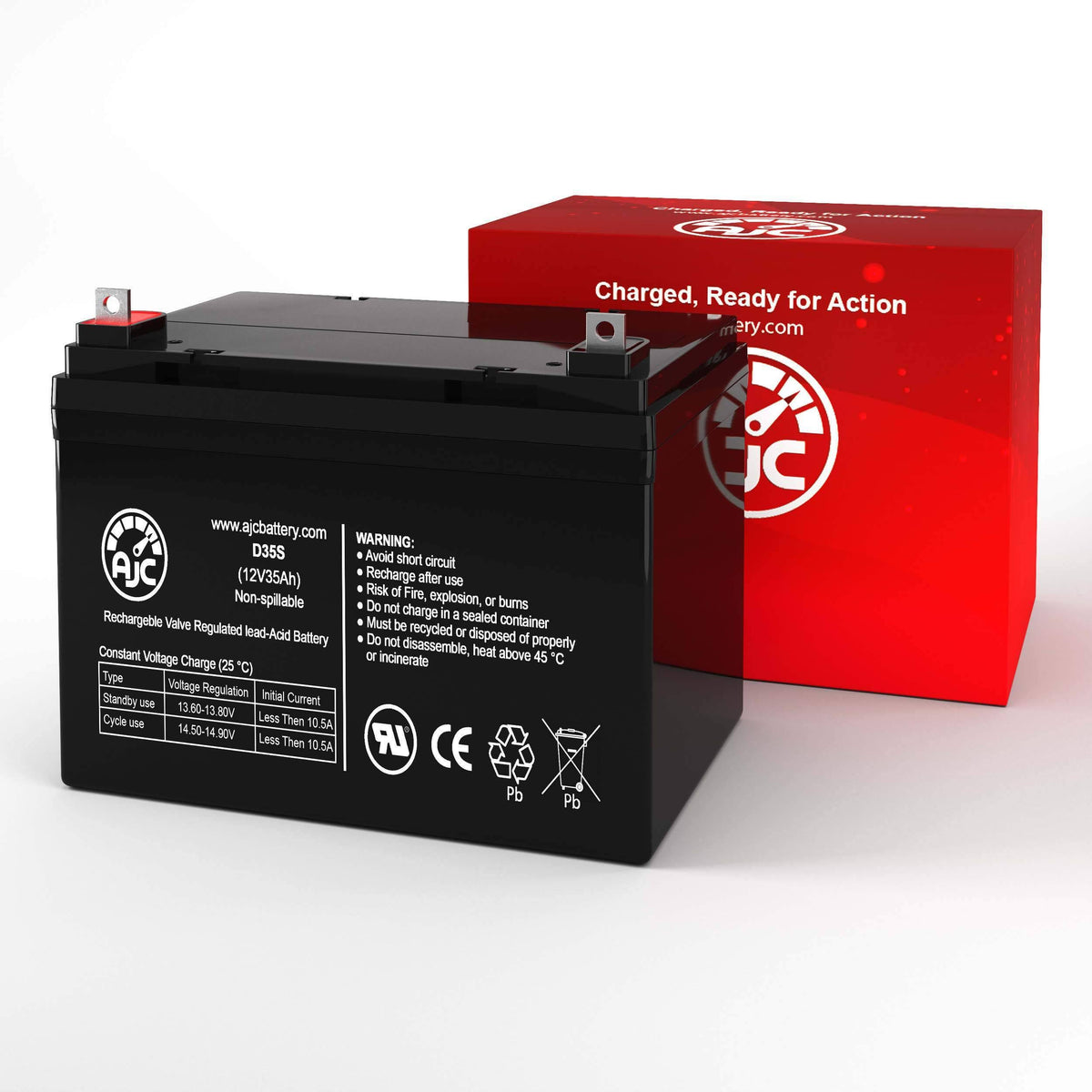 12V 35Ah Industrial Replacement Battery X98440