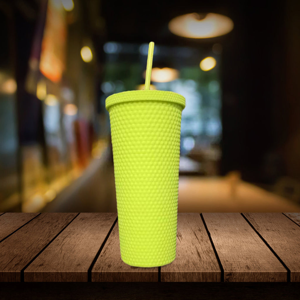 Portable Water Bottle with Straw Cup J689