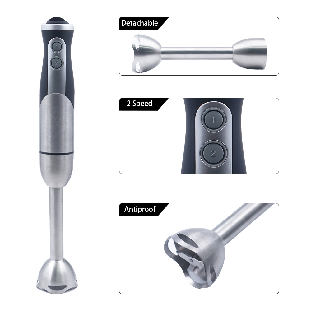 4IN1 Electric Immersion Stainless Steel Hand Blender Mixer J519378