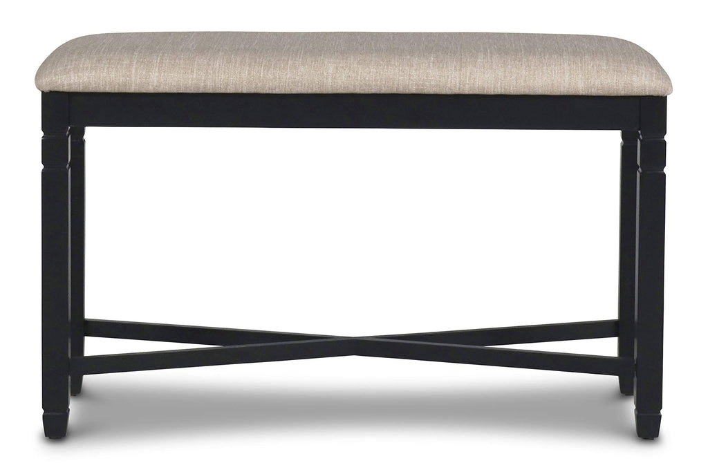 Black Counter Backless Bench T683
