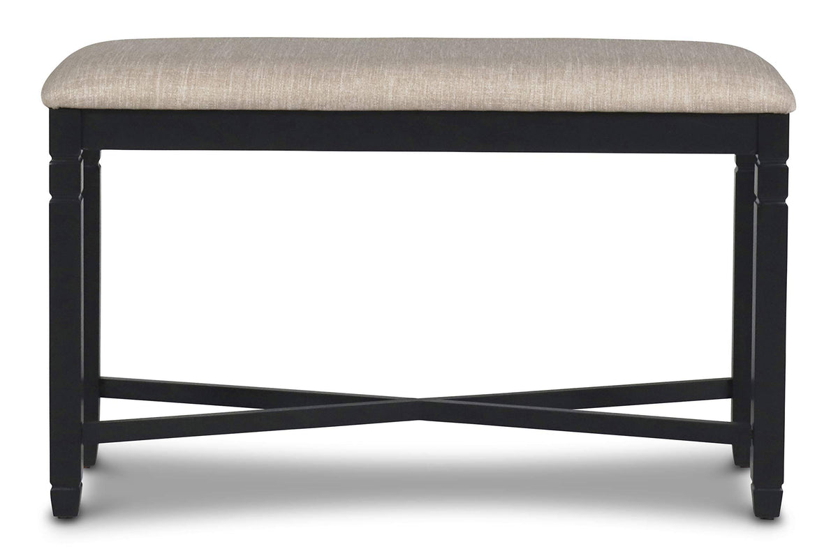 Black Counter Backless Bench T683