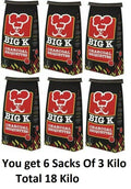 18kg Real Charcoal Briquettes for BBQ Barbecues K854287