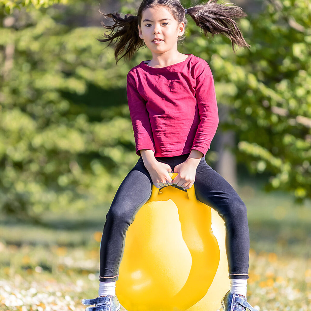 Yellow Inflatable Hopper Ball B5167