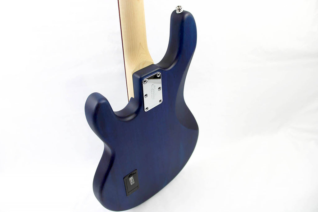 Trans Blue Satin Electric Bass Guitar X3860