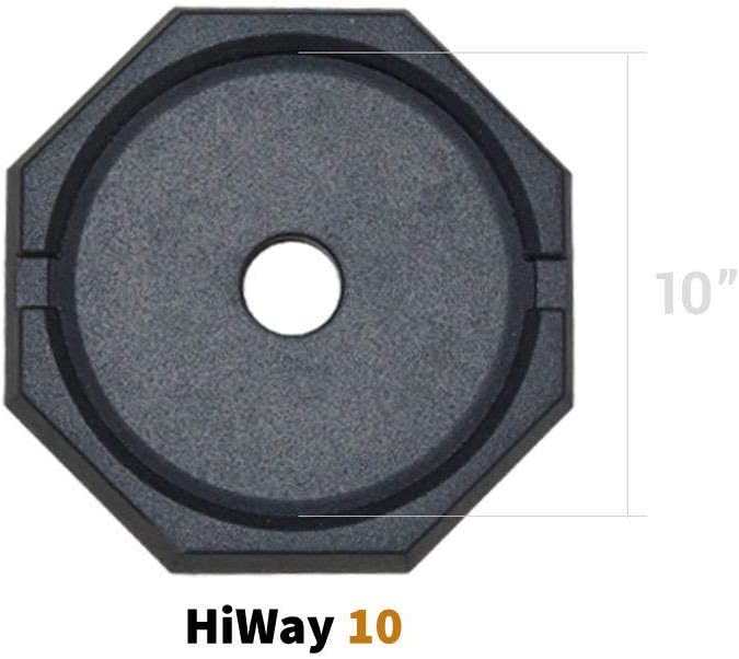 RV Leveling Jack Pad for HWH Round Landing Feet (Two 8 inch + Two Bus) C4629
