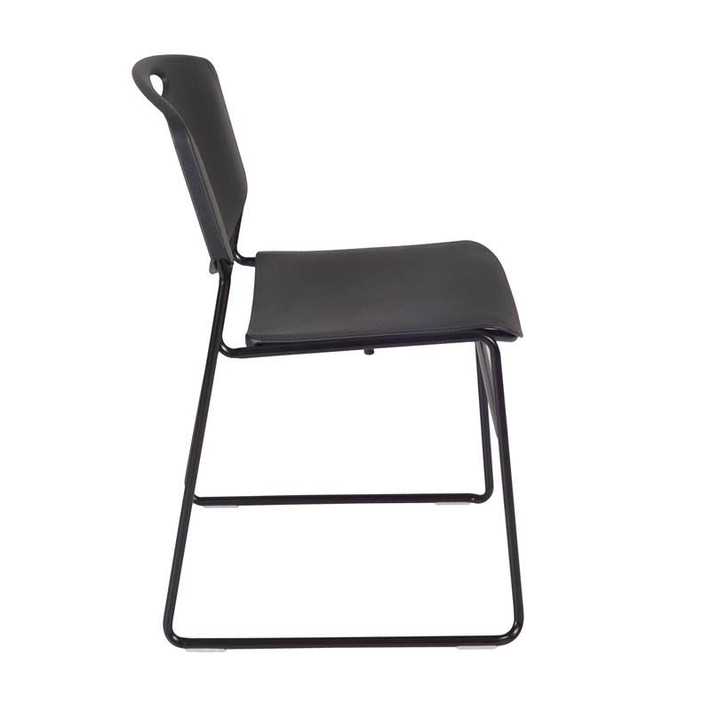 Mahogany/Black L-Desk with Return V84480
