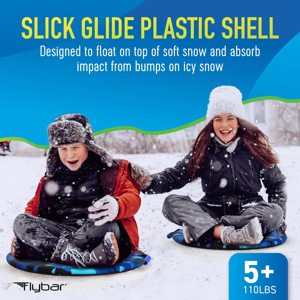 Camo Foam Saucer Disc Snow Sled for Kids B35518
