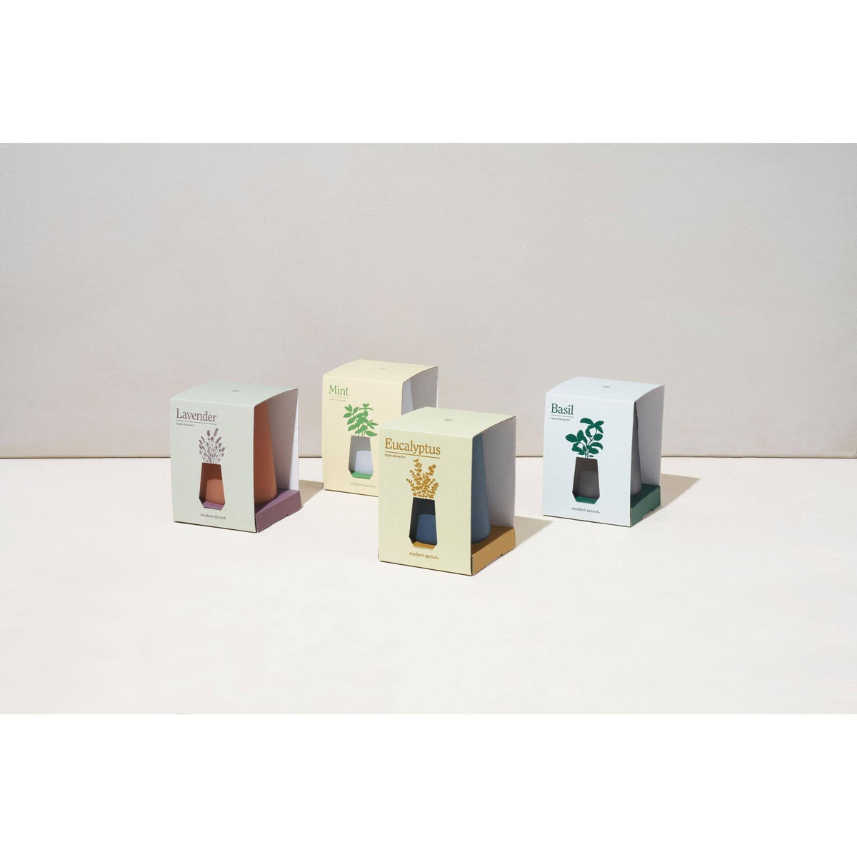 Tapered Tumbler Grow Kits, Indoor Garden Kit, Lavender & Eucalyptus (2 Jars) L418