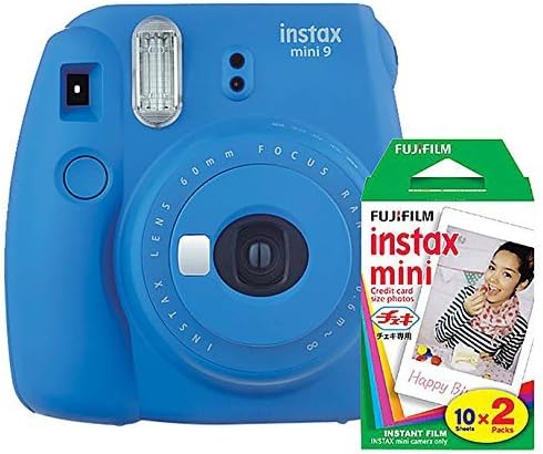 Flamingo Pink Instant Camera and 20 Exposures Film Twin Pack Bundle K6133