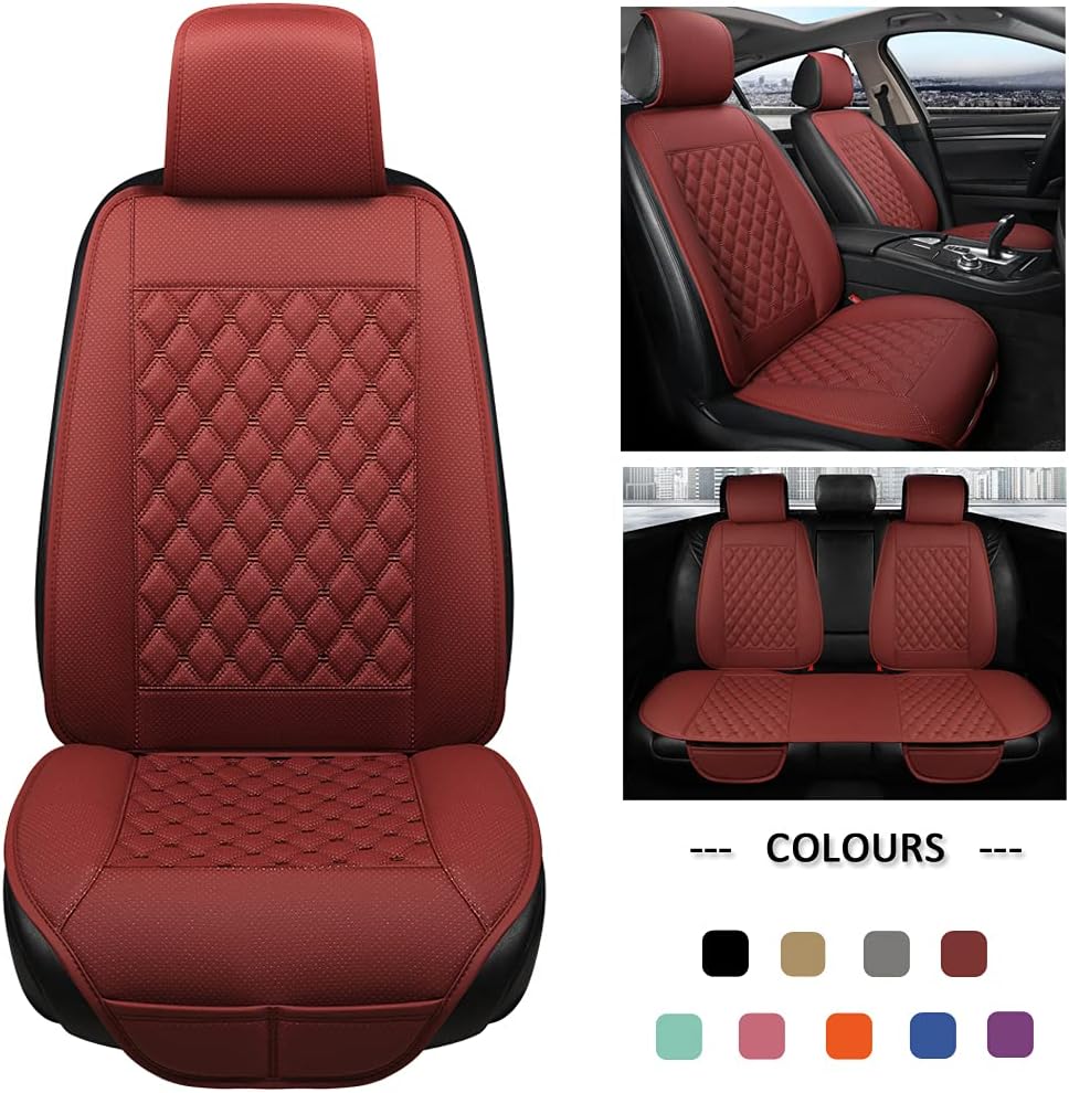 Blue Diamond Pattern Car Seat Covers J322