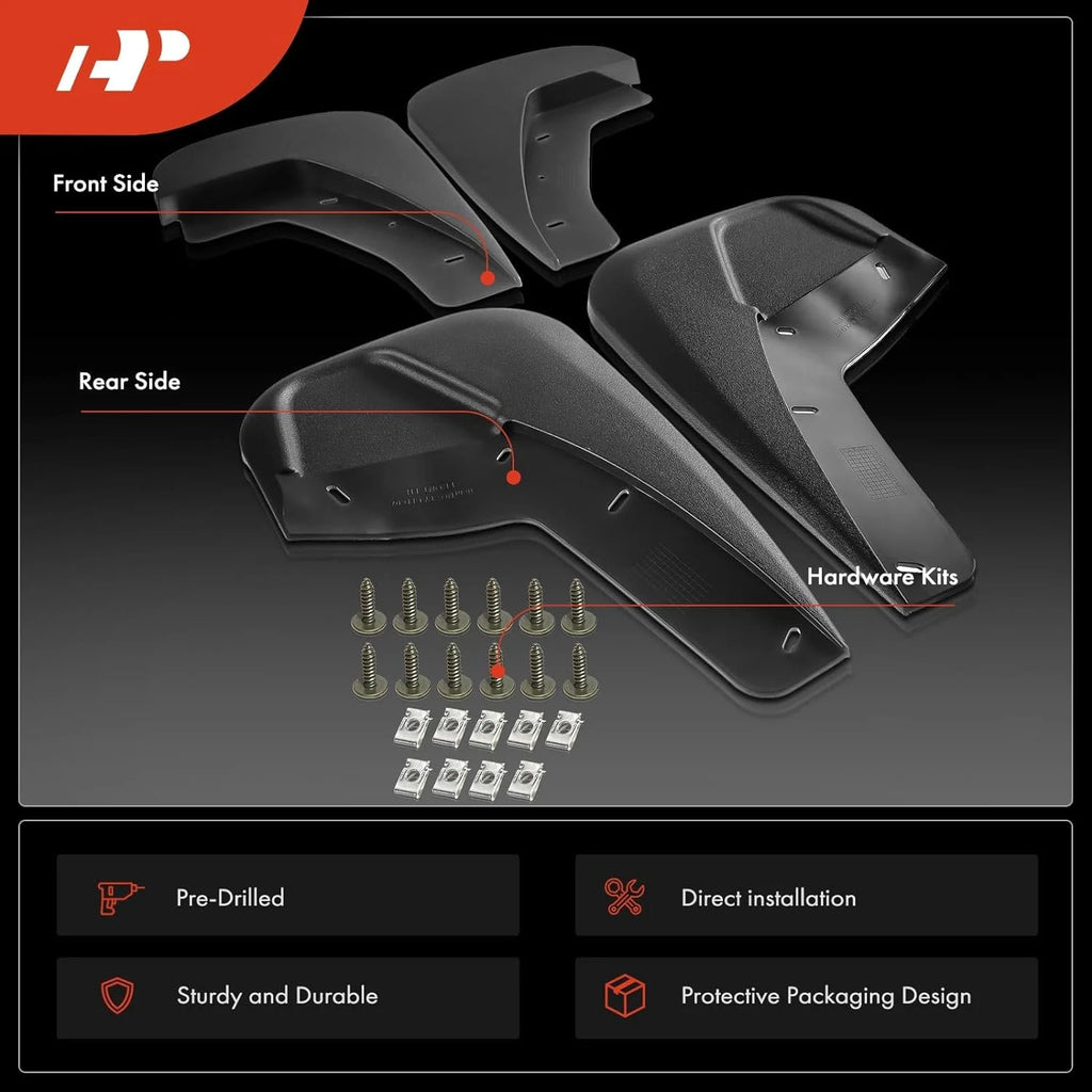 Mud Flaps Splash Guards 4-PC Set K60420