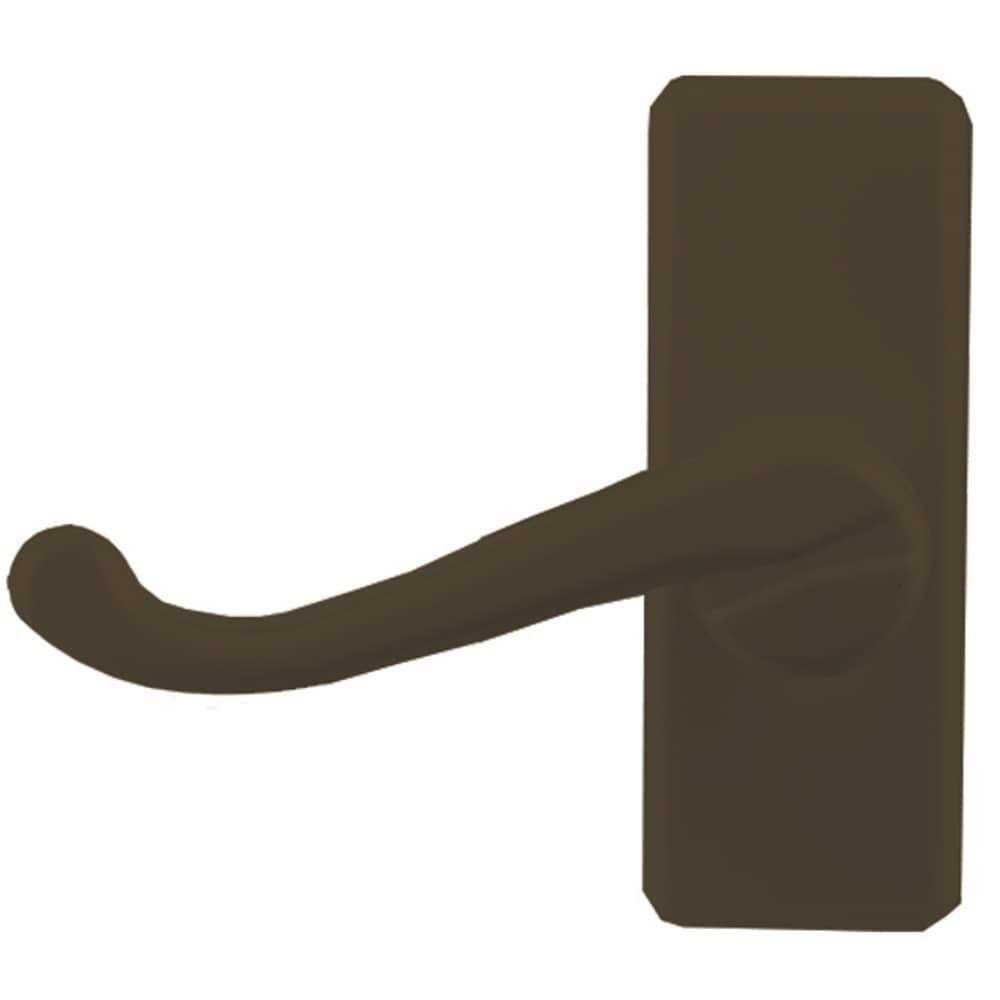 Brown Aluminum Hinged Screen Door T646111