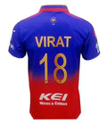 RCB VIRAT 18 Men's Cricket Jersey Half-Sleeve H337992