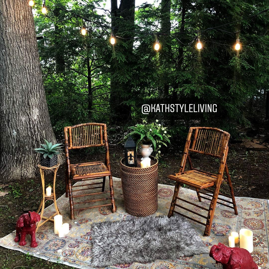 Waterproof Outdoor String Lights with 48 Ft Dimmable Edison Bulbs Q7361