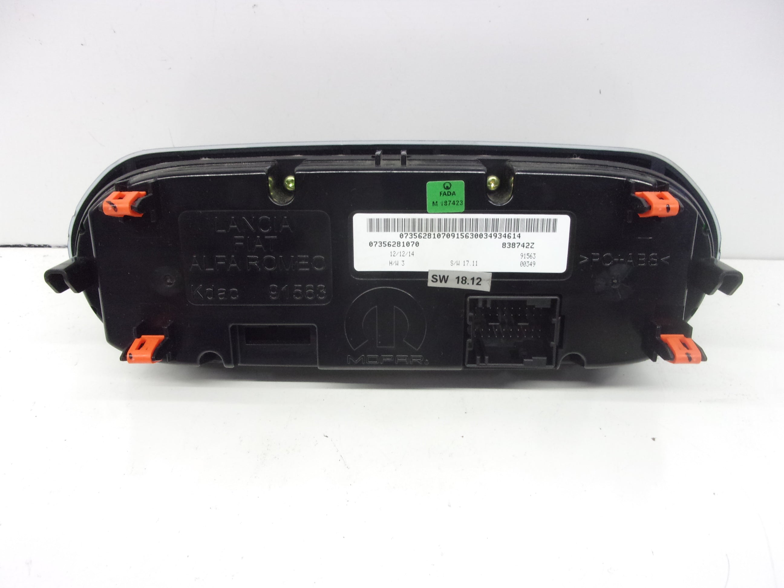 Pre-Owned Jeep Renegade Climate AC Heater Temperature Control C86213