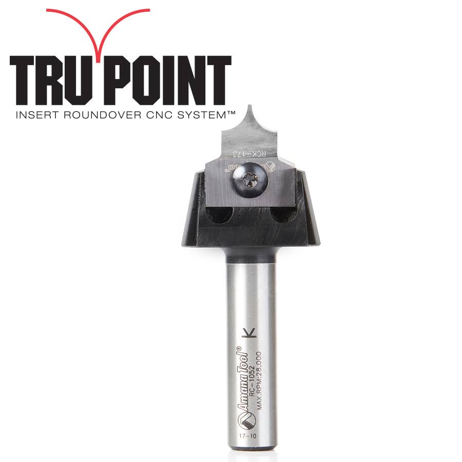 1/4 R x 7/8 D x 1/2 CH x 1/2 inch Shank Router Bit O4304
