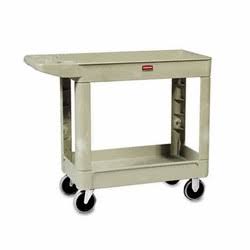Beige Heavy-Duty Utility Cart C899481