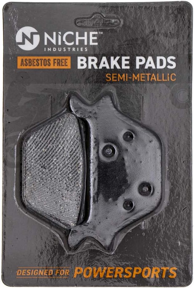 Semi-Metallic Brake Pad Set Pack of 2 Q373