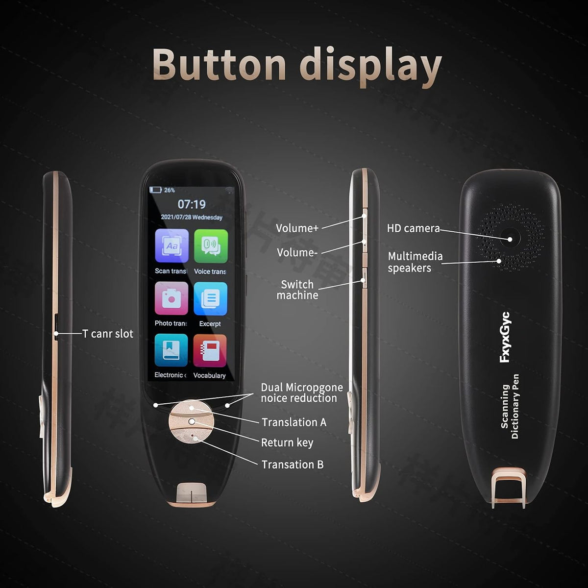 Translation Pen Scanner Device T8755