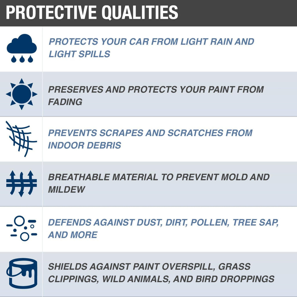 Gray Pack of 2 Water Resistant Truck Cover G438377