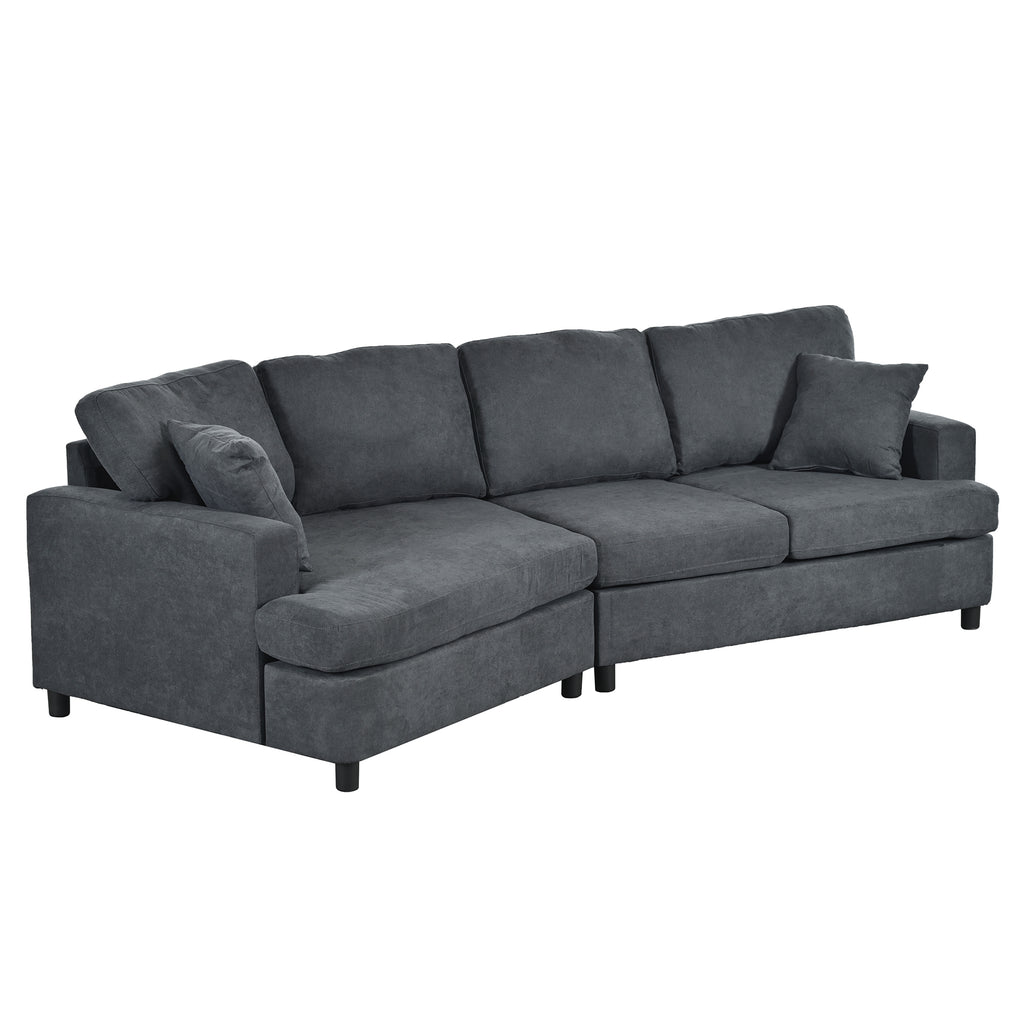 3 Seat Sofa with Removable Cushions and 2 Pillows Q380993