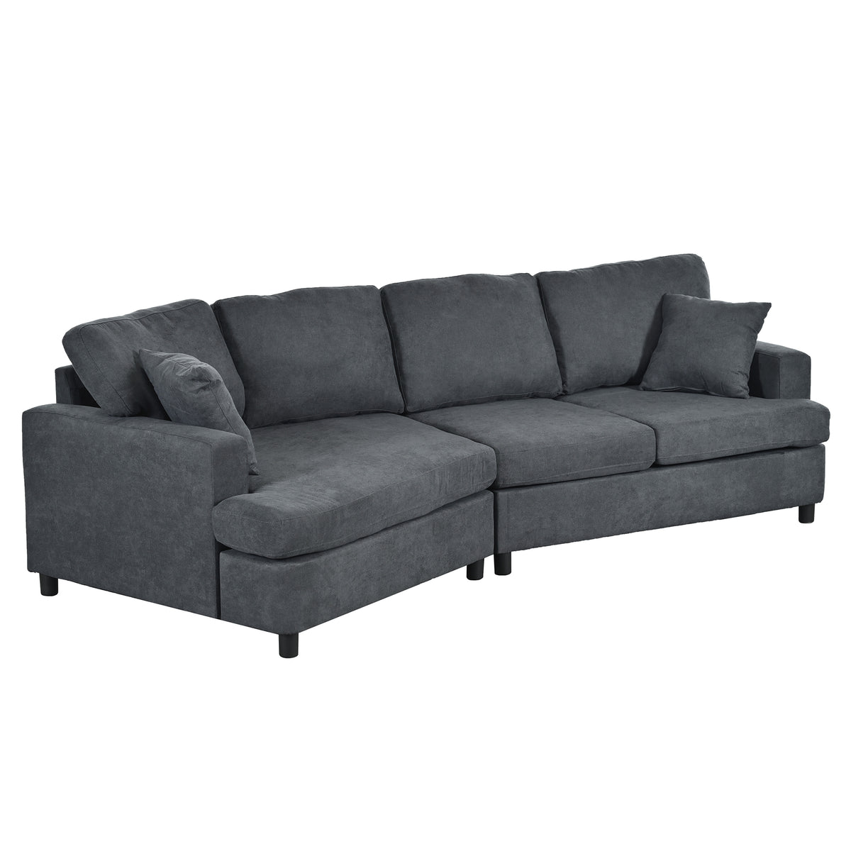 3 Seat Sofa with Removable Cushions and 2 Pillows Q380993