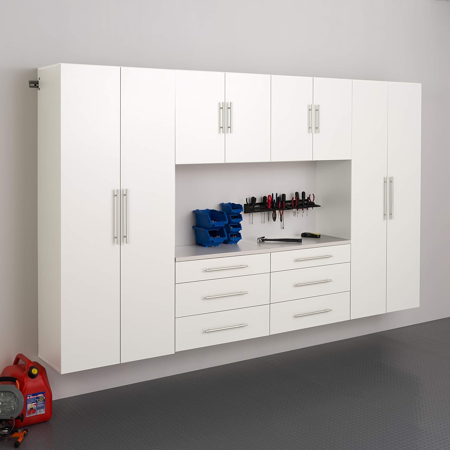 White 3 pc Storage Cabinet J863385