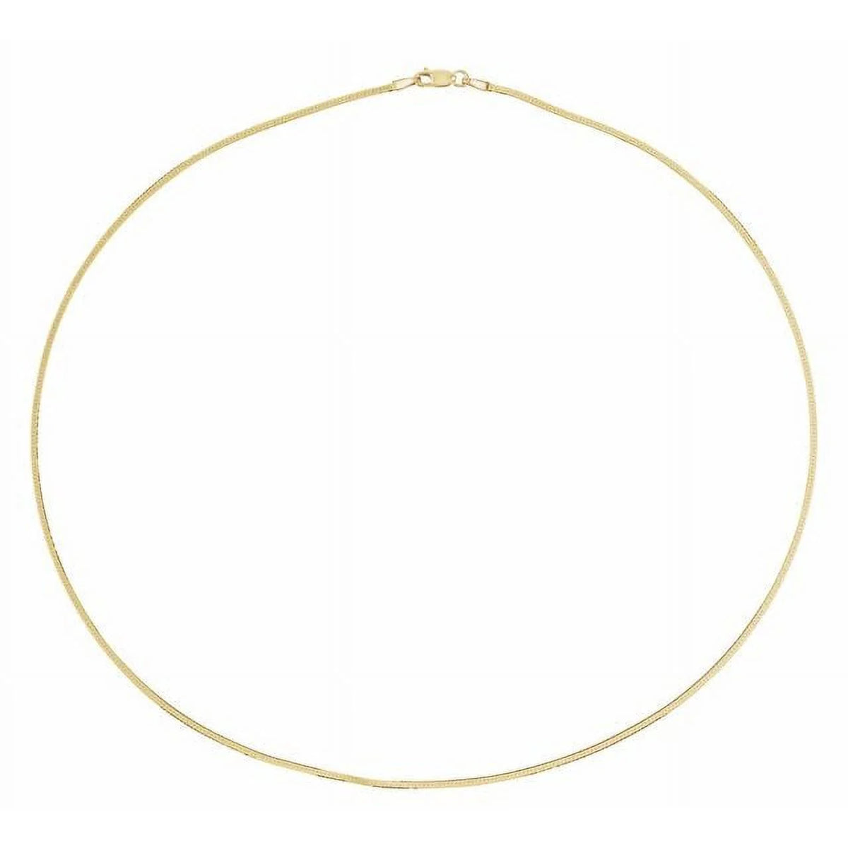 14K Yellow 1.6 mm Herringbone 24" Chain D1671