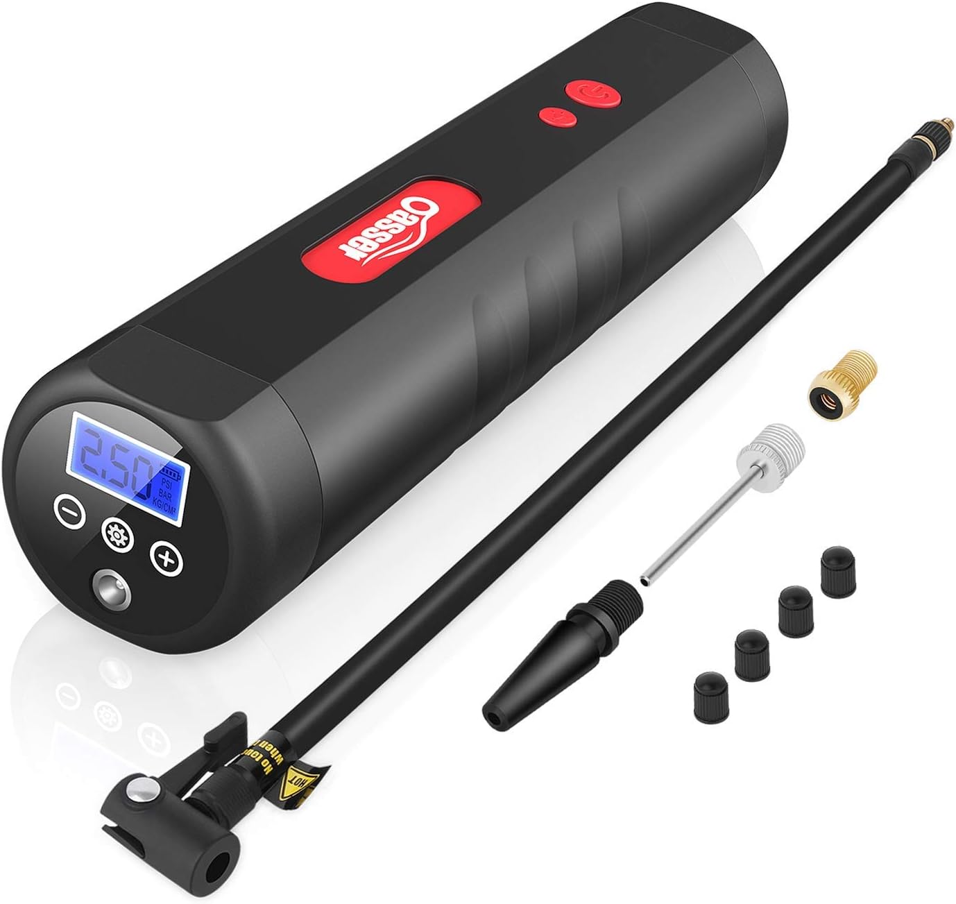 Portable Mini Air Inflator Tire Pump with Digital LCD W547