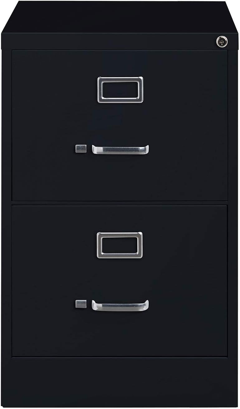 Black 2-Drawer Vertical File Cabinet F321187